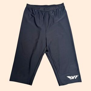 Off-White Black Biker Shorts